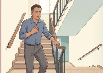 O que causa dor no peito e falta de ar ao subir escadas?