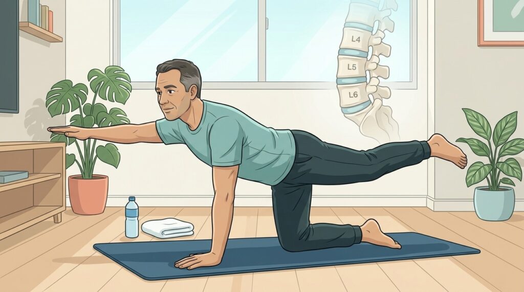 Hidratação, mobilidade e estabilidade muscular favorecem uma rotina mais saudável para a coluna.