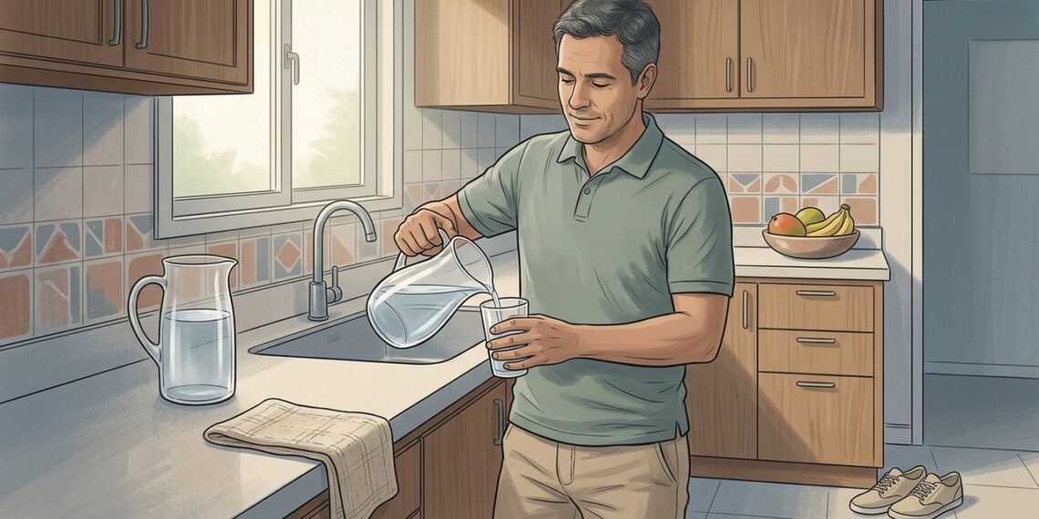 O que funciona melhor: beber 2 litros de água de uma vez ou distribuir ao longo do dia?