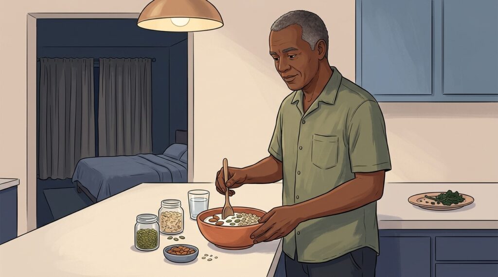 Alimentos com magnésio podem complementar hábitos que favorecem um sono mais tranquilo.