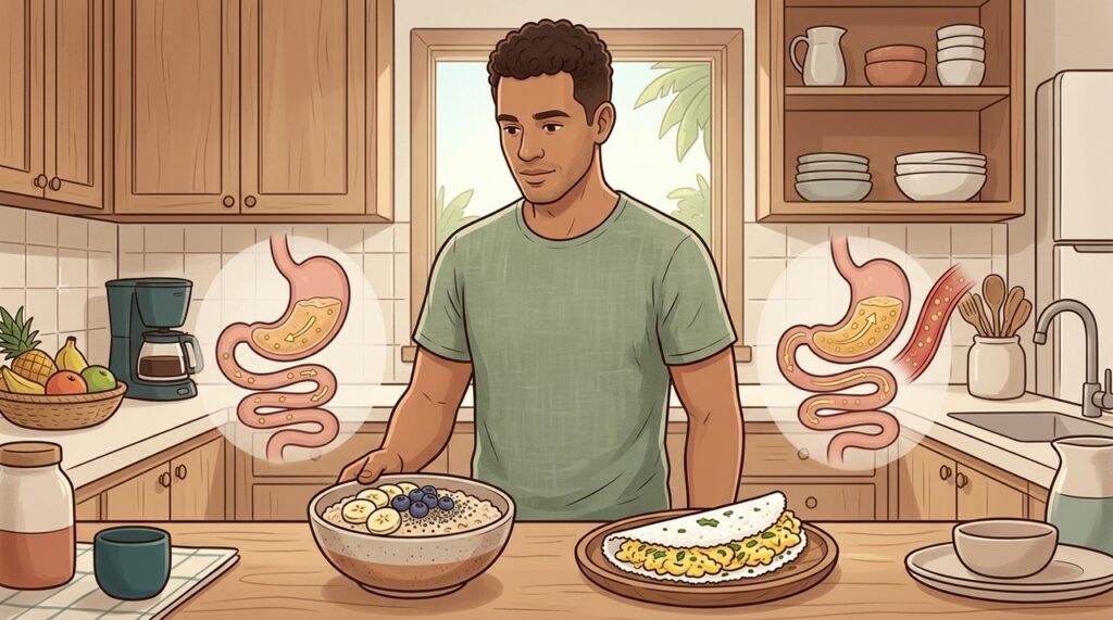 Aveia ou tapioca para começar o dia? Entenda as diferenças na saciedade, na glicemia e na energia e como cada opção pode fazer sentido conforme o objetivo.