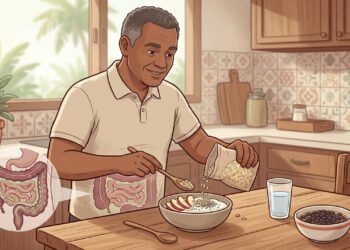 O colesterol alto em adultos e idosos não se deve apenas ao consumo de gordura saturada, mas também ao baixo consumo de fibras solúveis, que reduzem a reabsorção do colesterol no intestino