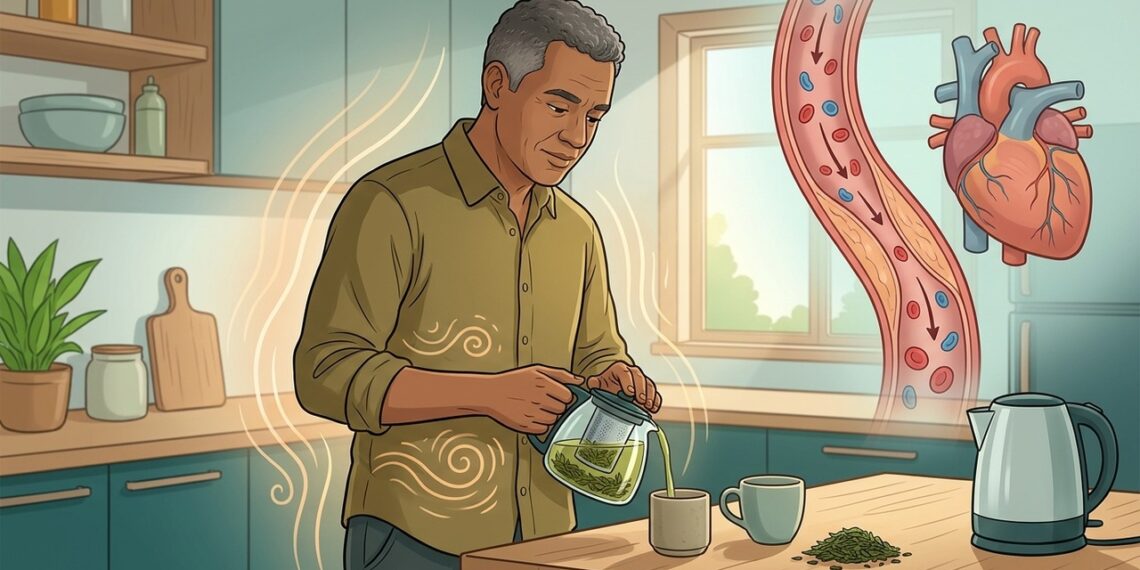 Como o consumo diário de chá verde afeta o metabolismo e a saúde cardiovascular
