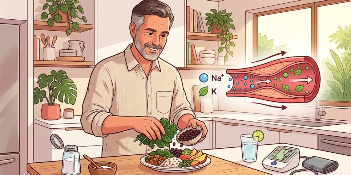 A pressão alta em adultos e idosos não se deve apenas ao consumo de sal, mas também à baixa ingestão de potássio, que ajuda a equilibrar o sódio no organismo