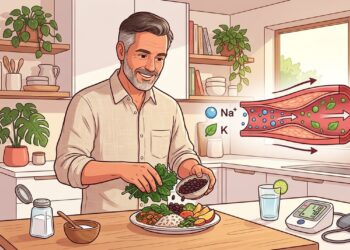 A pressão alta em adultos e idosos não se deve apenas ao consumo de sal, mas também à baixa ingestão de potássio, que ajuda a equilibrar o sódio no organismo