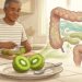 Qual é a fruta que auxilia a saúde do intestino e ajuda a prevenir a constipação crônica?