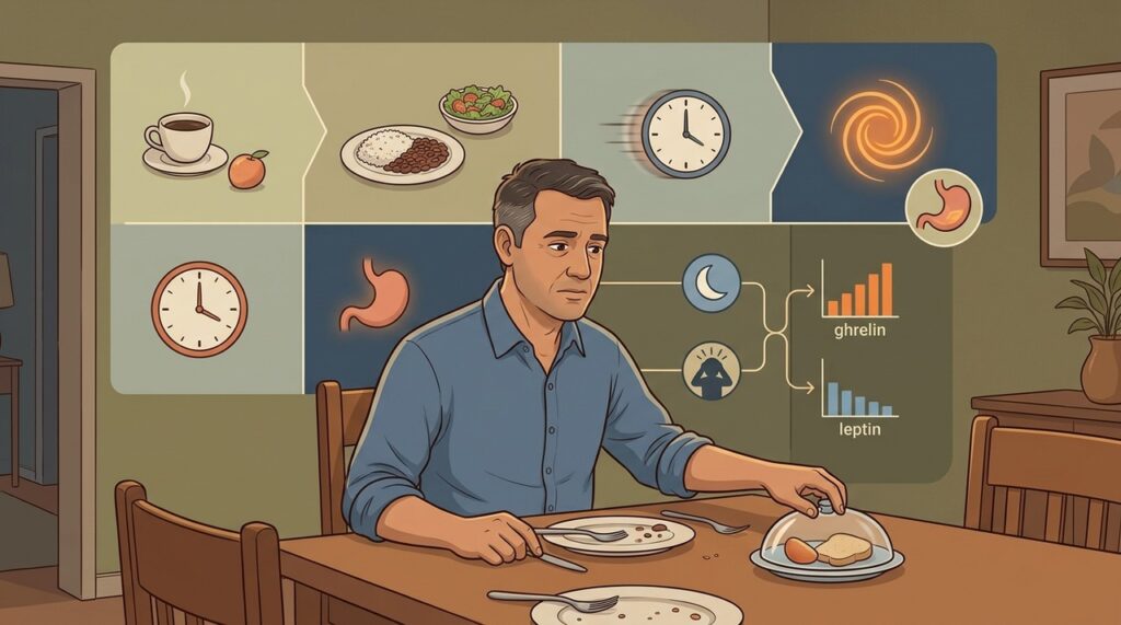 Pouca comida durante o dia, estresse e sono ruim podem intensificar a fome à noite.