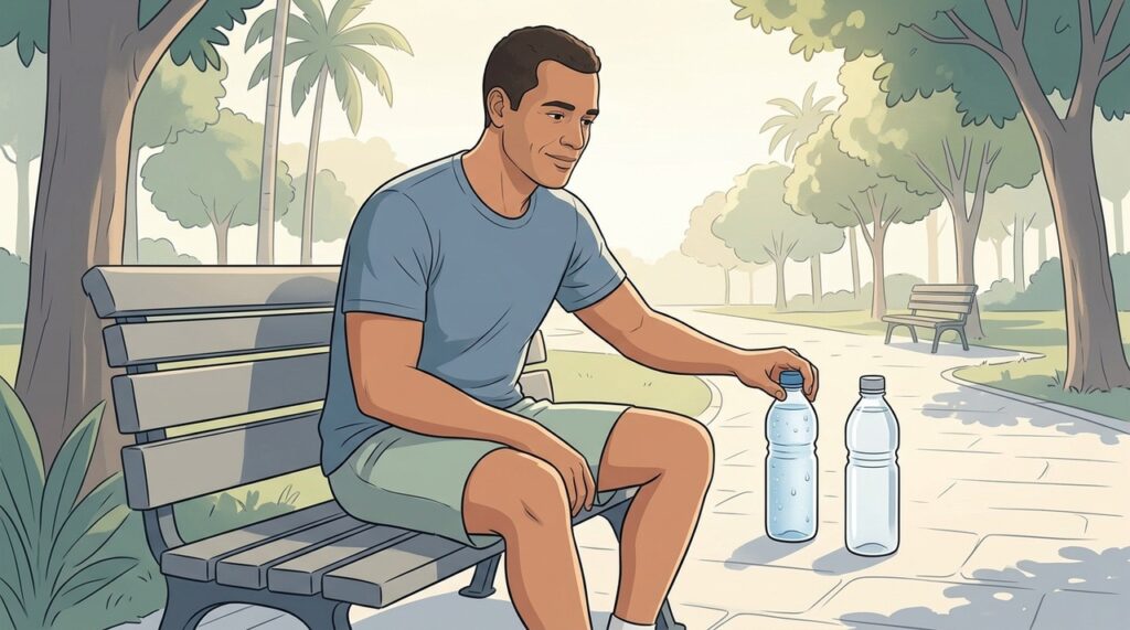 A melhor água é aquela que você consegue beber com conforto e frequência.