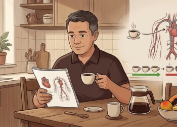 Café e risco cardiovascular: o que grandes estudos observacionais têm mostrado sobre consumo moderado