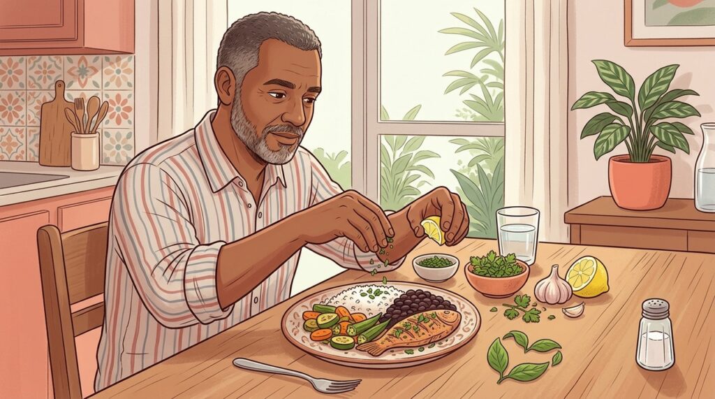 Trocar ultraprocessados por comida caseira reduz sódio e favorece a saúde cardiovascular.
