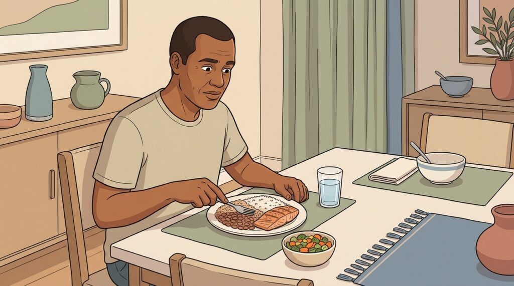O jejum matinal prolongado pode aumentar a fome e o consumo noturno.