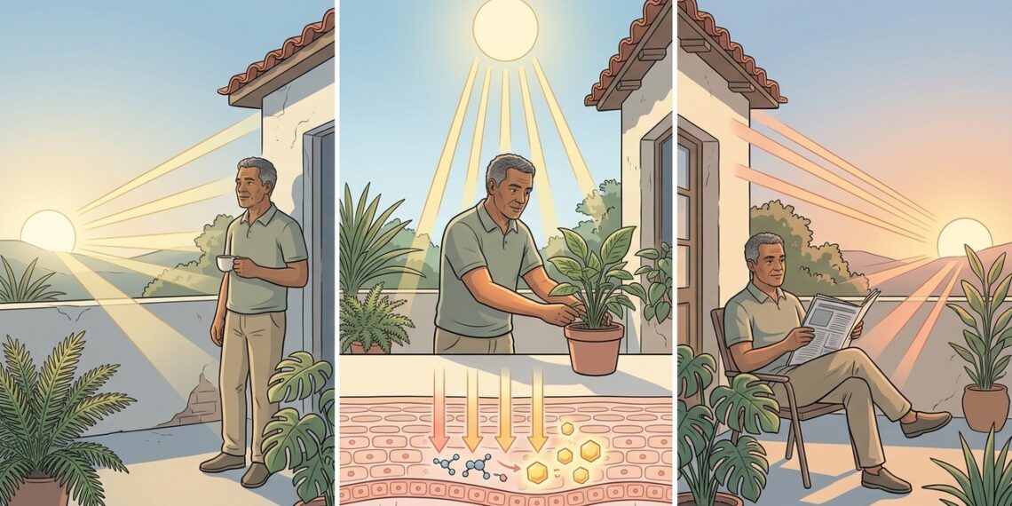 Tomar sol pela manhã ou no fim da tarde: qual é melhor para a produção de vitamina D?