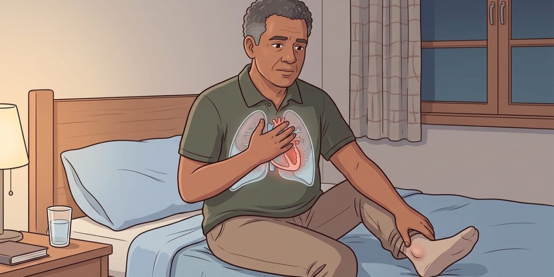 A falta de ar nem sempre é ansiedade: quando inchaço nas pernas e cansaço aos esforços podem apontar para o coração