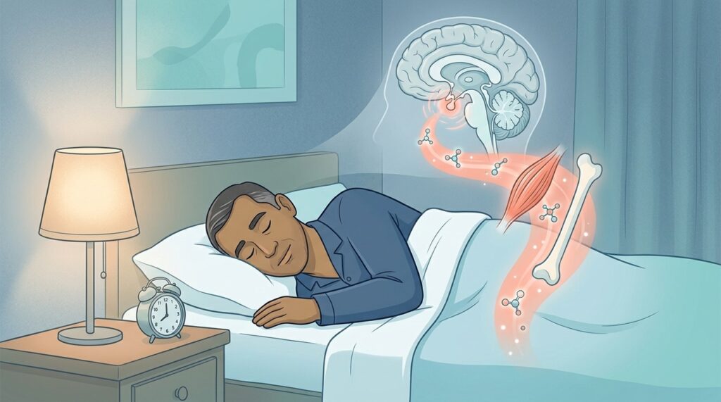Uma noite completa preserva os ciclos do sono e sustenta reparação física e mental.