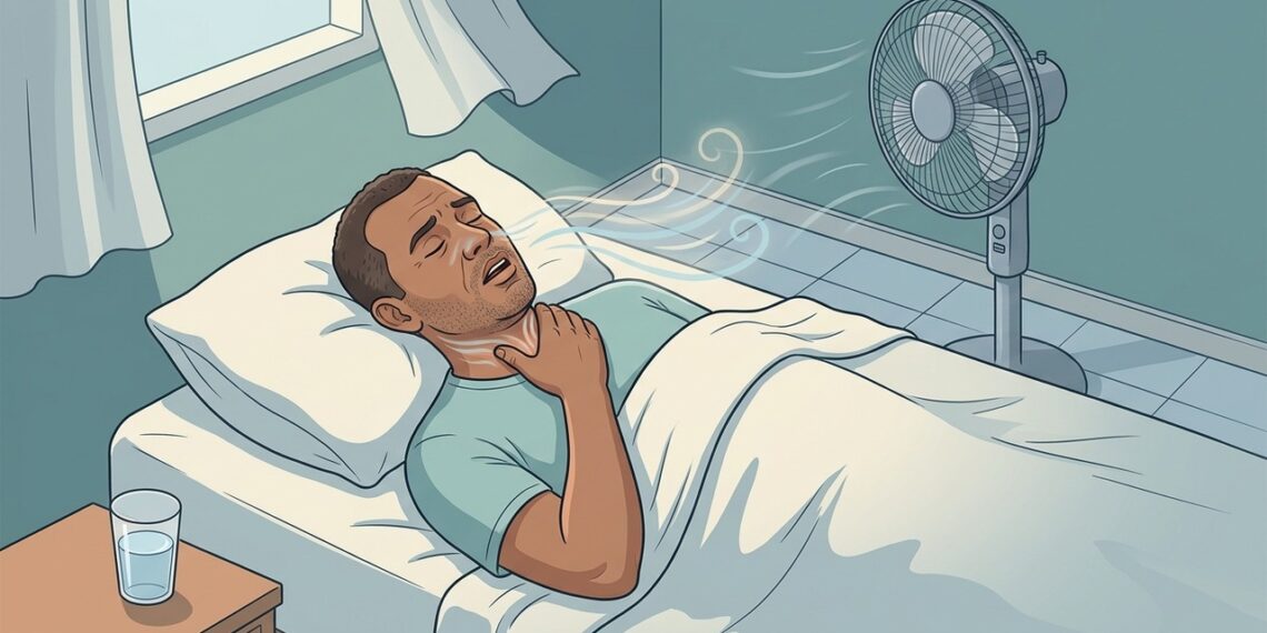 Dormir com o ventilador ligado a noite toda pode estar prejudicando a sua respiração, segundo estudos