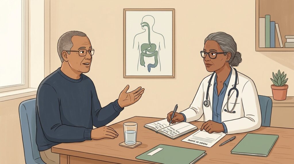 Um novo padrão intestinal que não melhora deve ser investigado pelo gastroenterologista.