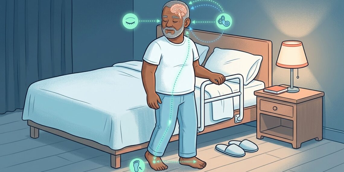 Perder equilíbrio no escuro ou de olhos fechados costuma revelar o quanto o corpo depende da visão para se manter estável