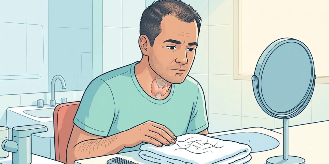 A queda de cabelo frequente nem sempre é genética, mas pode estar ligada a alterações na tireoide que merecem avaliação