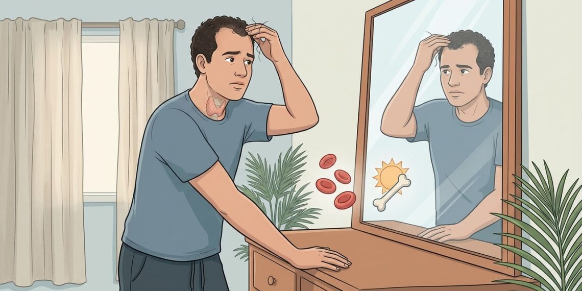 Queda de cabelo, pele seca e cansaço: quando não é só estresse