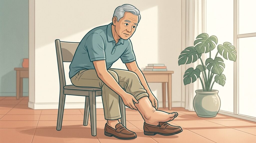Sapato apertado e diferença entre as pernas podem ser sinais de linfedema.