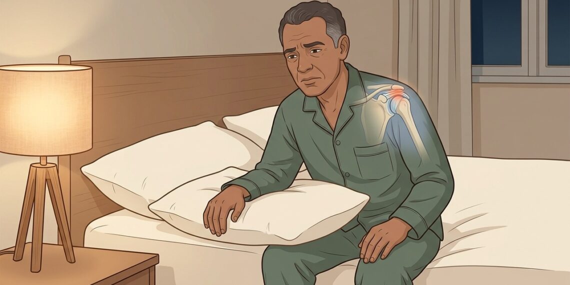 Dor no ombro que acorda a pessoa durante a noite pode ajudar a diferenciar tendinite de outros problemas