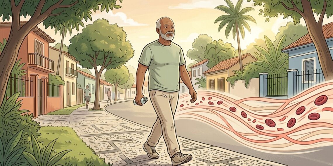 A pressão alta em idosos não se deve apenas à idade, mas também ao sedentarismo, que enrijece as artérias e dificulta a circulação do sangue
