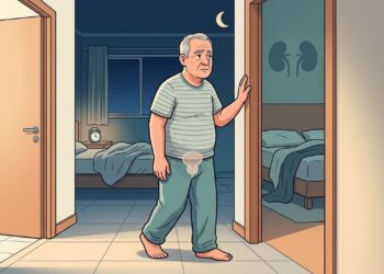 Vontade frequente de urinar à noite sem beber muito líquido pode ser uma pista frequentemente esquecida de alteração na próstata ou nos rins