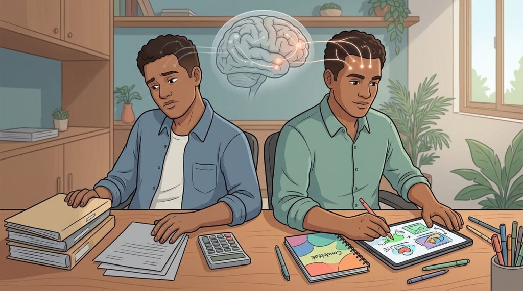 O sistema de recompensa influencia quando a motivação e a atenção ganham intensidade.