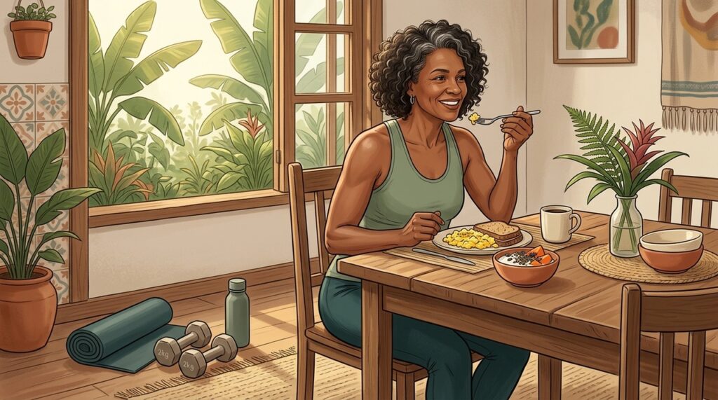 Alimentação proteica e exercícios de resistência favorecem um envelhecimento mais ativo.