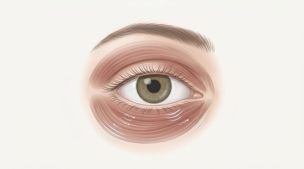 A mioquimia palpebral provoca pequenas contrações involuntárias na musculatura ao redor do olho.