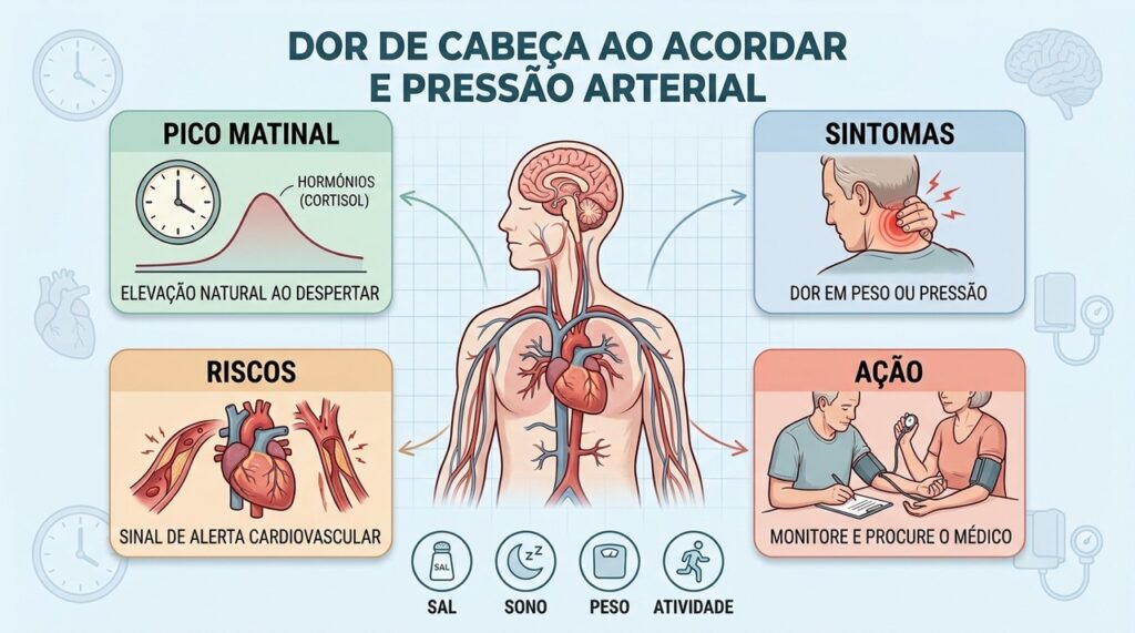 Horário, padrão, medição e causas alternativas ajudam a investigar a cefaleia matinal.