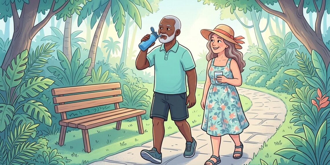 Beber pouca água na velhice pode acelerar o envelhecimento das células