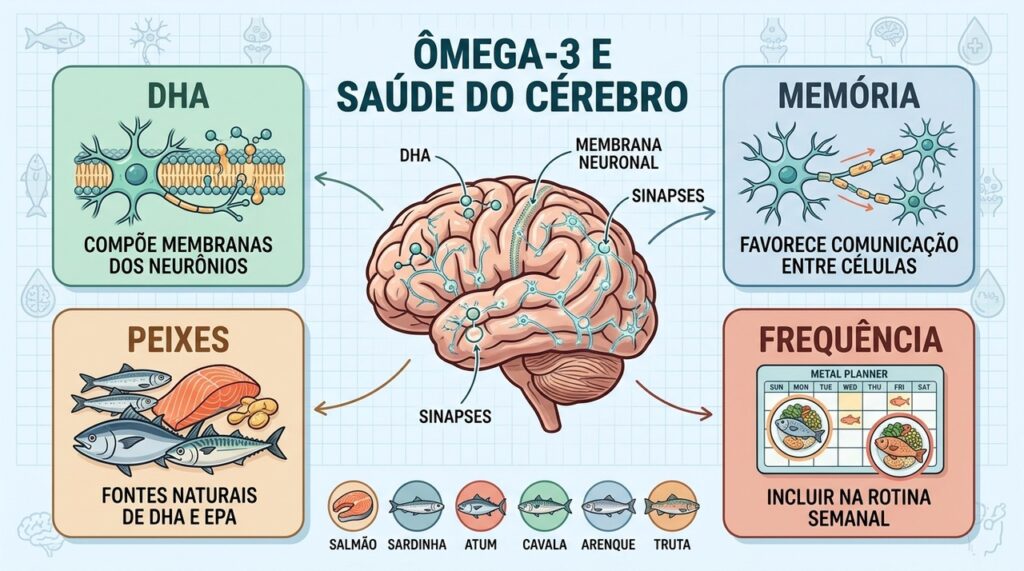 Por que incluir peixes ricos em ômega-3 na alimentação semanal faz diferença para o cérebro