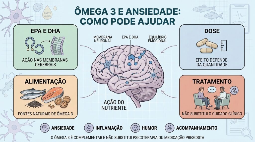 EPA, DHA, alimentação e acompanhamento definem o papel complementar do ômega 3.
