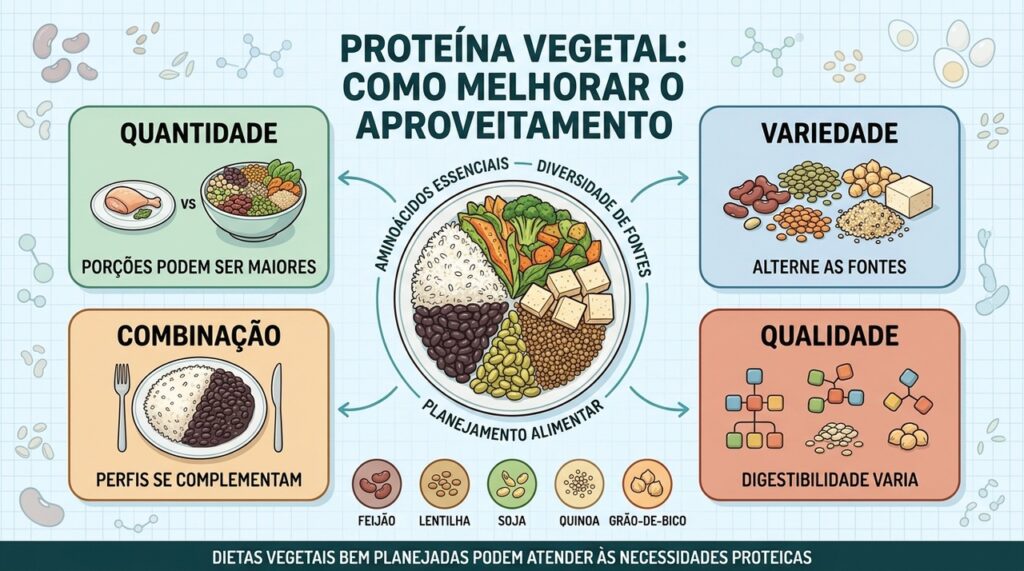Quantidade, variedade, combinação e digestibilidade orientam um bom planejamento da proteína vegetal.