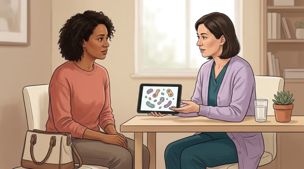 A candidíase surge quando a Candida cresce além do equilíbrio natural da microbiota.