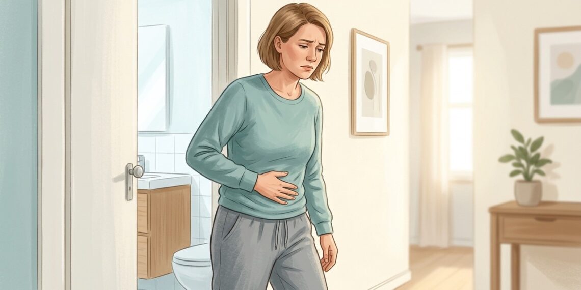 A sensação de não esvaziar completamente o intestino também pode ser sinal de prisão de ventre.