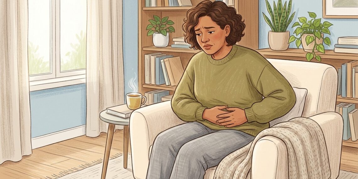Dor no lado esquerdo da barriga com febre e alteração intestinal pode estar relacionada à diverticulite.