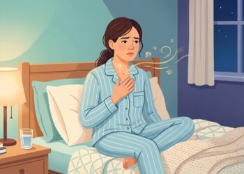 O chiado no peito que aparece à noite ou no frio pode estar relacionado ao estreitamento e à irritação das vias respiratórias.