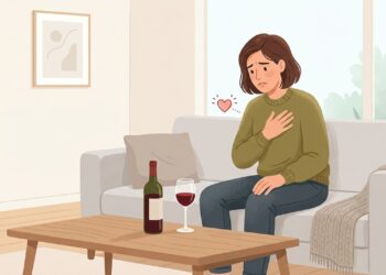 Palpitações após beber álcool podem ser passageiras, mas sintomas persistentes ou intensos merecem atenção.
