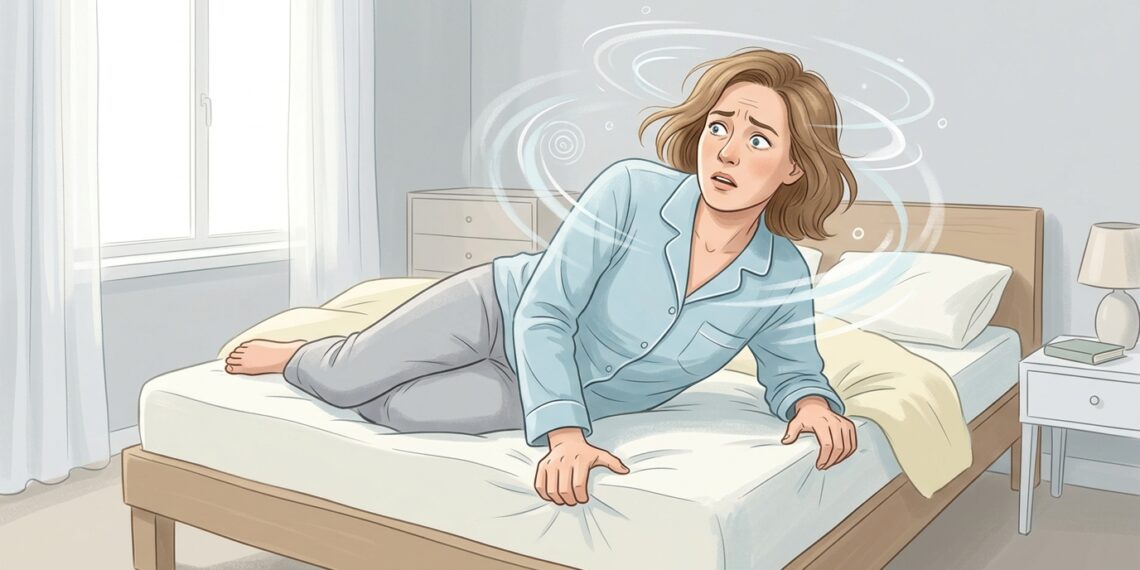 Vertigem intensa ao virar na cama pode ser desencadeada pela mudança da posição da cabeça.