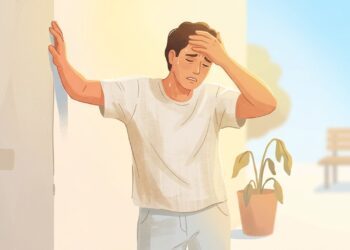 Tontura, fraqueza e coração acelerado no calor podem aparecer com desidratação e queda da pressão.