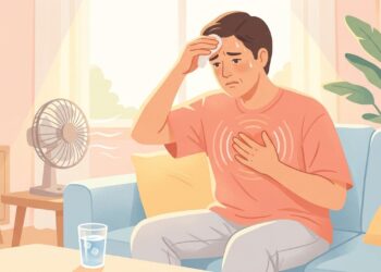 Calor excessivo, coração acelerado e perda de peso podem ocorrer quando a tireoide está funcionando acima do normal.