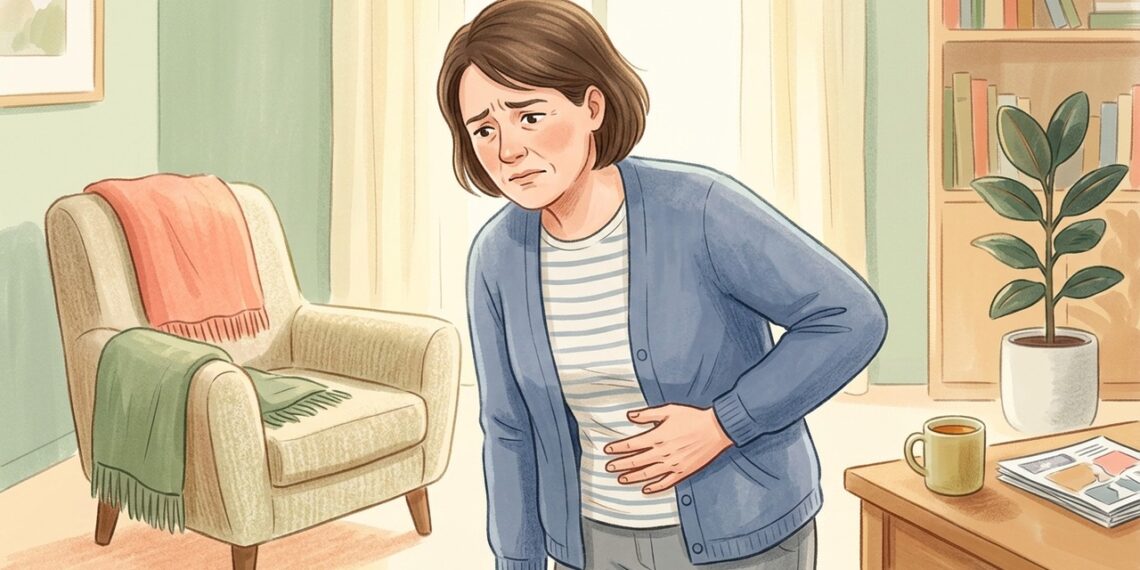 A dor de apendicite pode migrar do umbigo para a parte inferior direita da barriga.