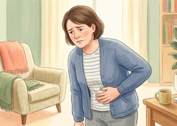 A dor de apendicite pode migrar do umbigo para a parte inferior direita da barriga.