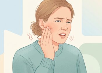 Estalos com dor perto do ouvido e dificuldade para mastigar podem estar relacionados à articulação temporomandibular.