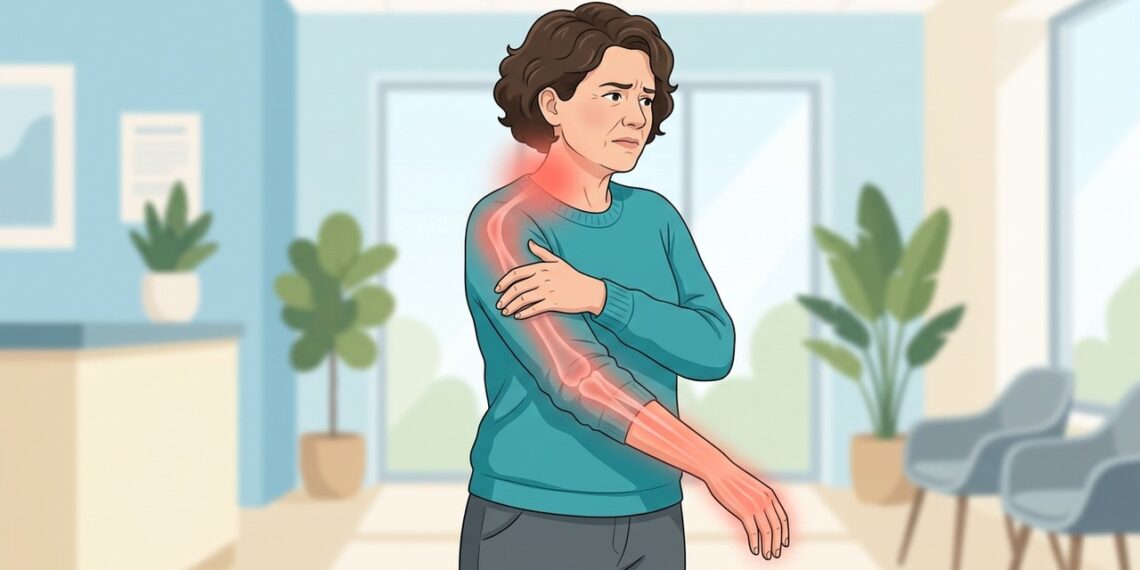 Dor no braço que piora ao mover o pescoço pode ter origem em um nervo da coluna cervical.