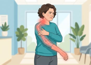 Dor no braço que piora ao mover o pescoço pode ter origem em um nervo da coluna cervical.