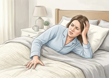 Tontura intensa ao virar na cama por poucos segundos pode ter origem no ouvido interno.