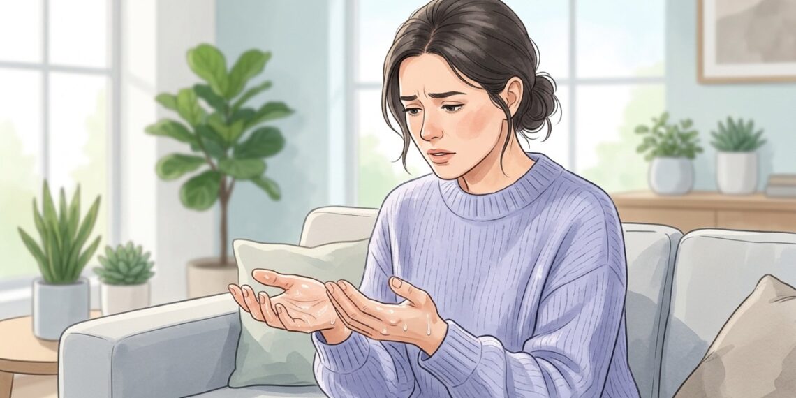 Mãos suadas e frias com frequência podem estar relacionadas à hiperidrose ou a outras alterações do organismo.